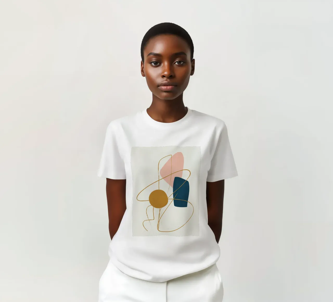Minimal Abstract Shapes No 46 t-shirt da cityart