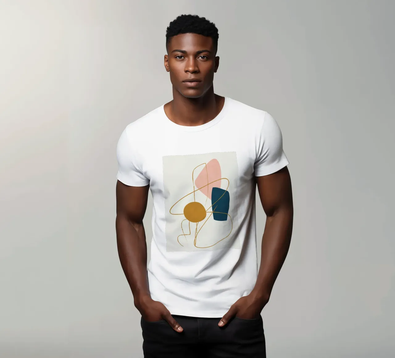 Minimal Abstract Shapes No 46 t-shirt da cityart