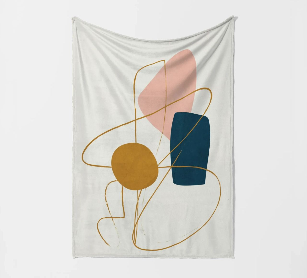Minimal Abstract Shapes No 46 coperta in pile da cityart