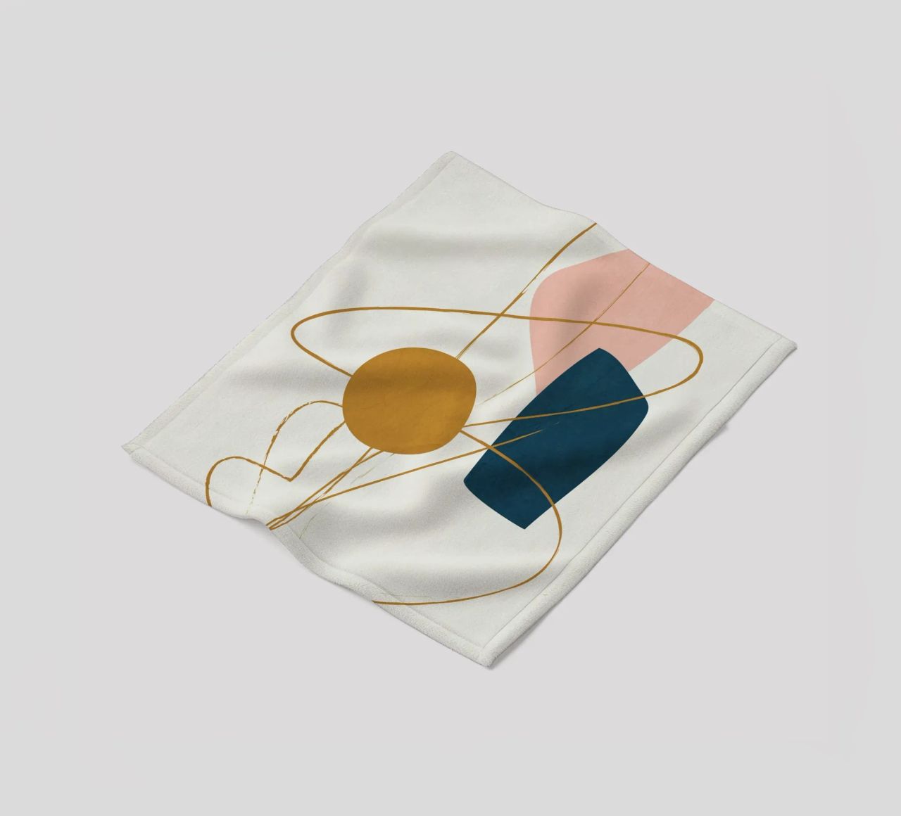 Minimal Abstract Shapes No 46 coperta in pile da cityart