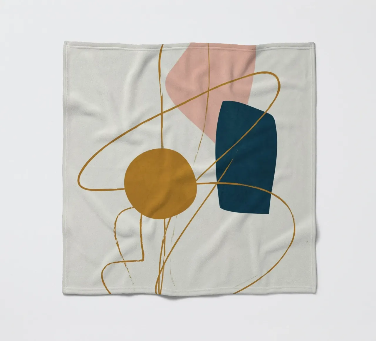 Minimal Abstract Shapes No 46 coperta in pile da cityart