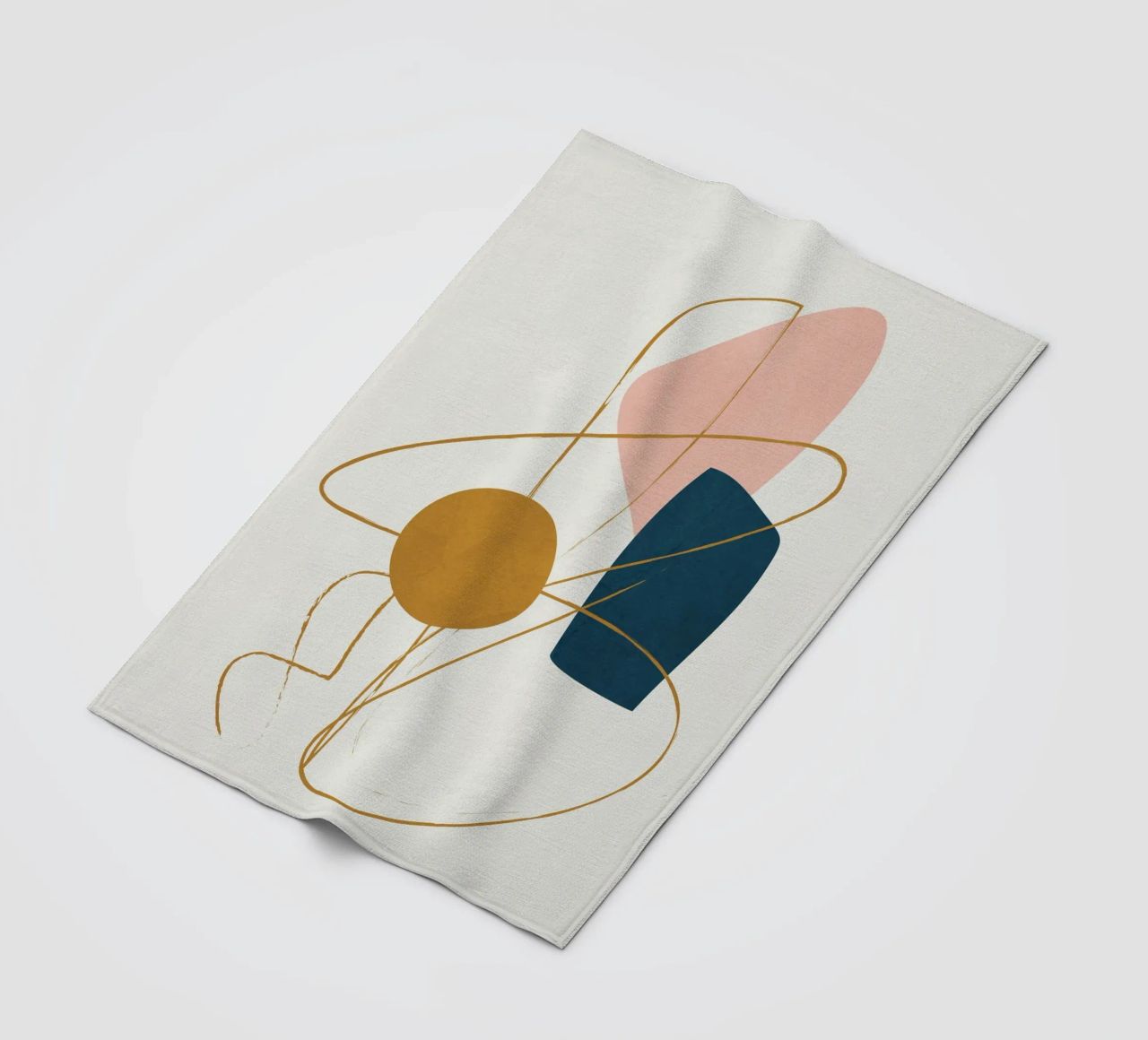 Minimal Abstract Shapes No 46 coperta in pile da cityart