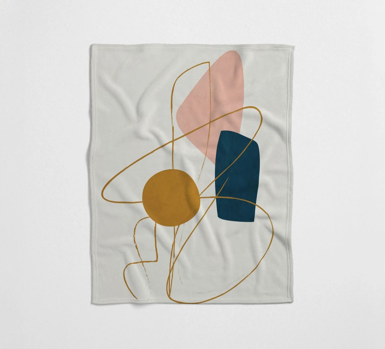Minimal Abstract Shapes No 46 coperta in pile da cityart