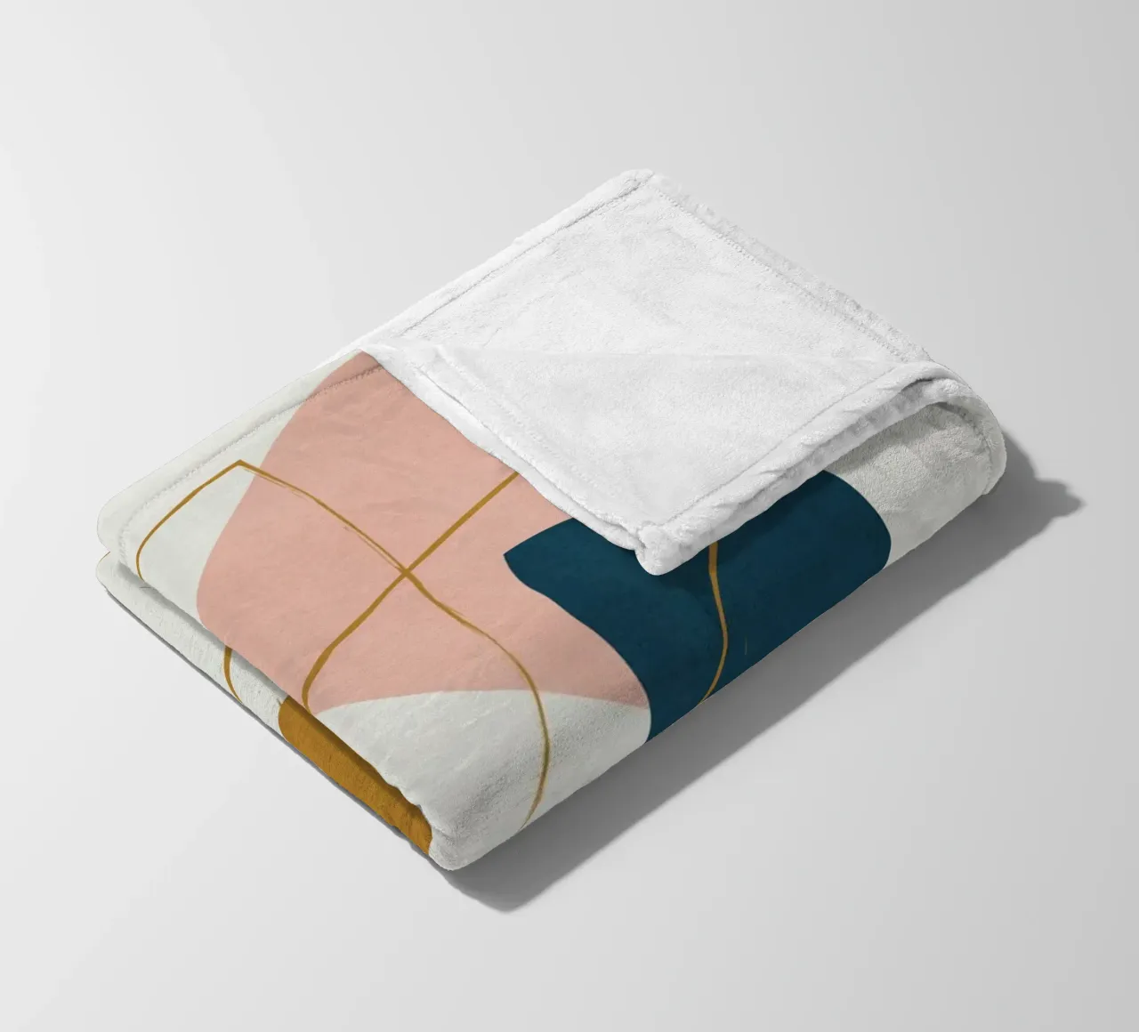 Minimal Abstract Shapes No 46 coperta in pile da cityart