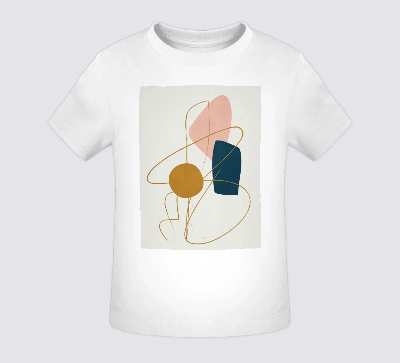 Minimal Abstract Shapes No 46 maglietta neonato da cityart