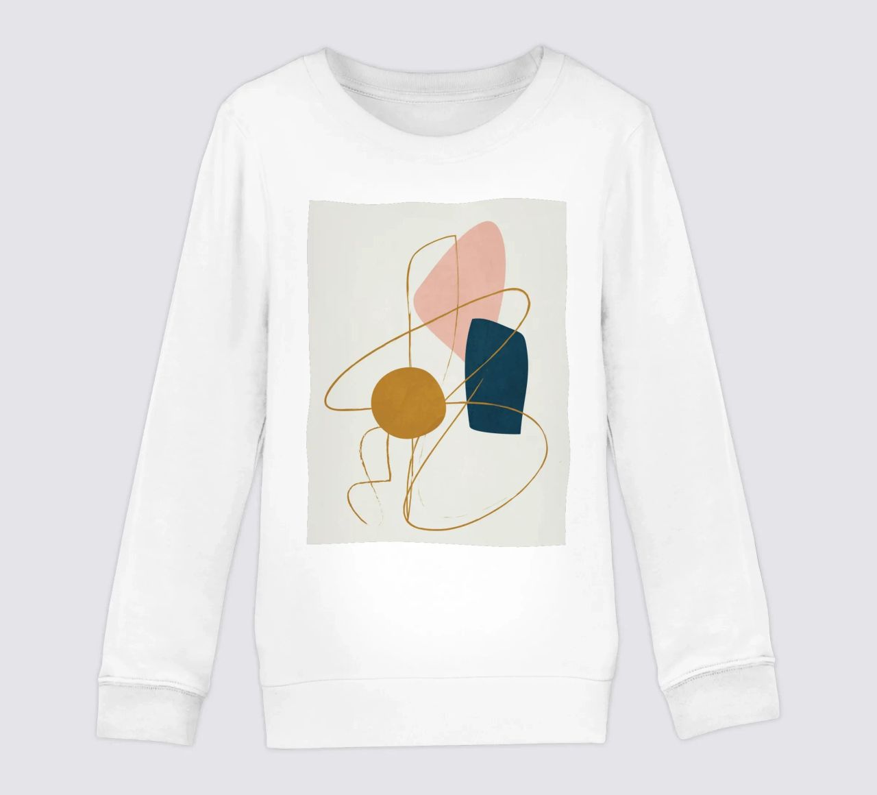 Minimal Abstract Shapes No 46 felpa bambino da cityart