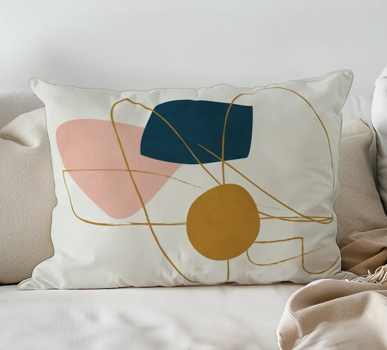 Minimal Abstract Shapes No 46 Kissen von cityart