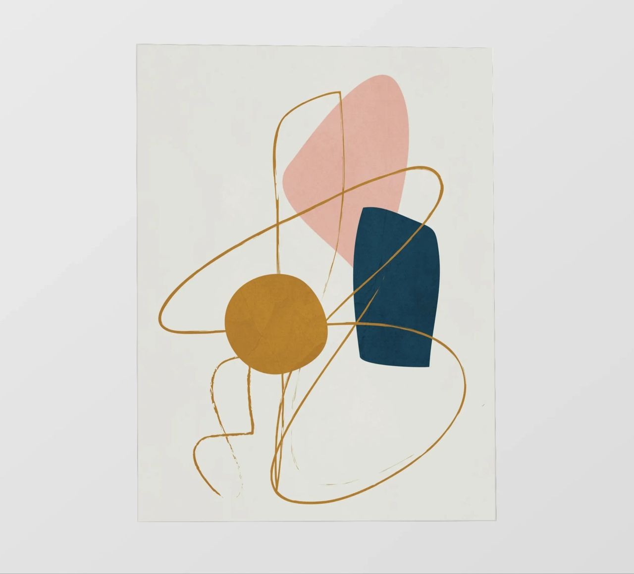 Minimal Abstract Shapes No 46 telo in pvc da cityart