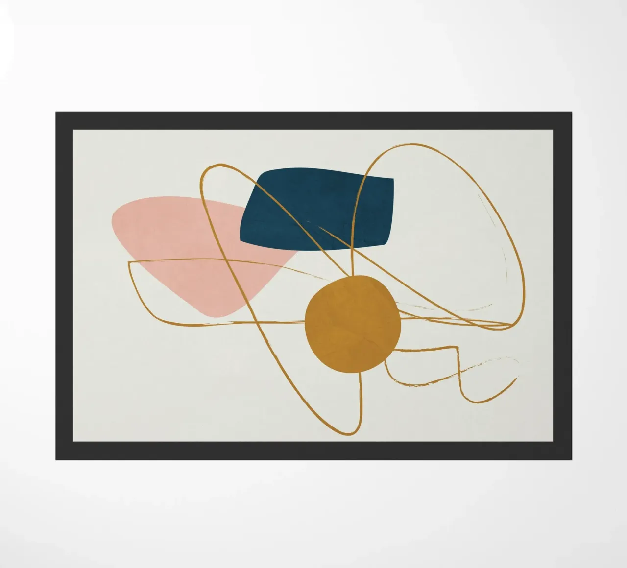 Minimal Abstract Shapes No 46 paillasson de cityart
