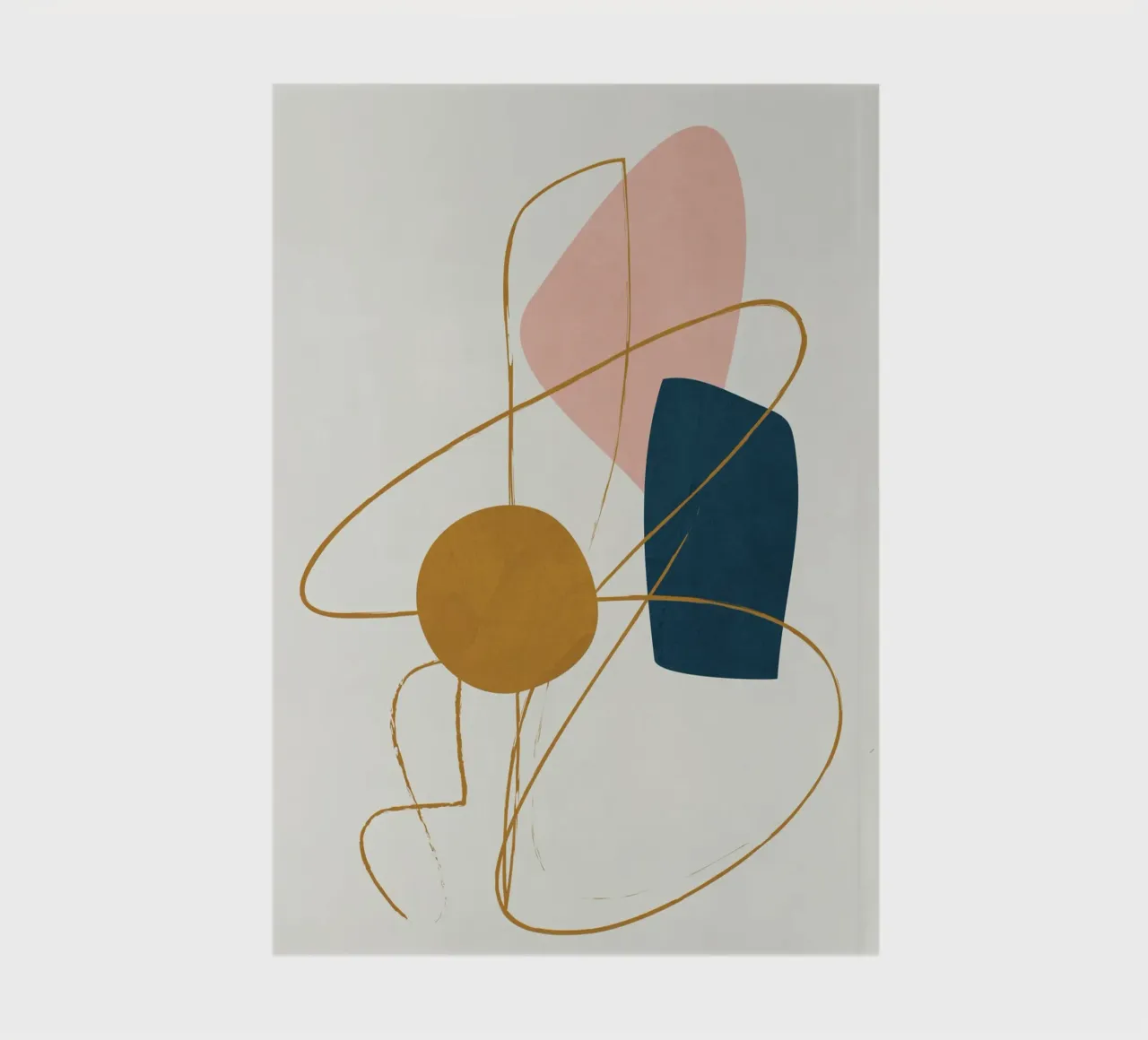 Minimal Abstract Shapes No 46 notebook by cityart