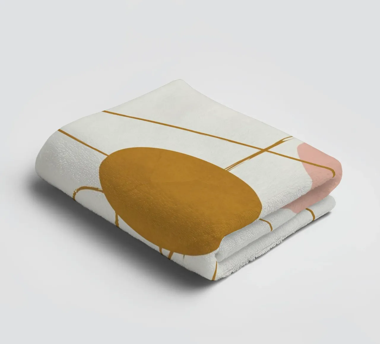 Minimal Abstract Shapes No 46 asciugamano da bagno da cityart