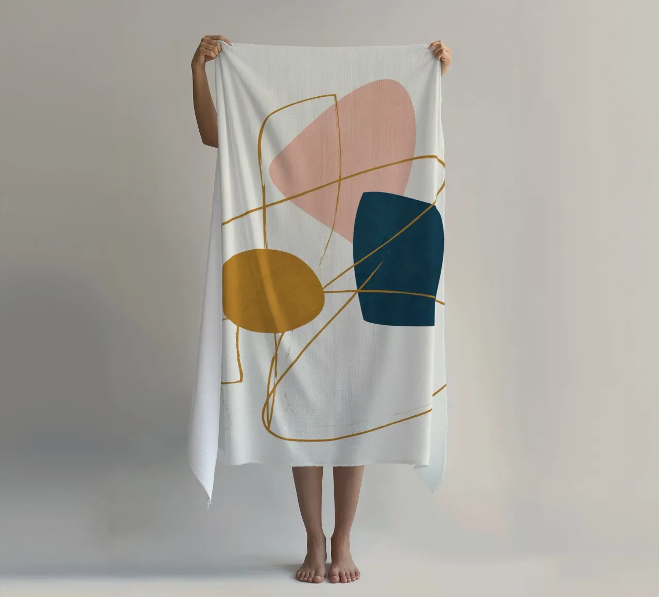 Minimal Abstract Shapes No 46 telo mare da cityart