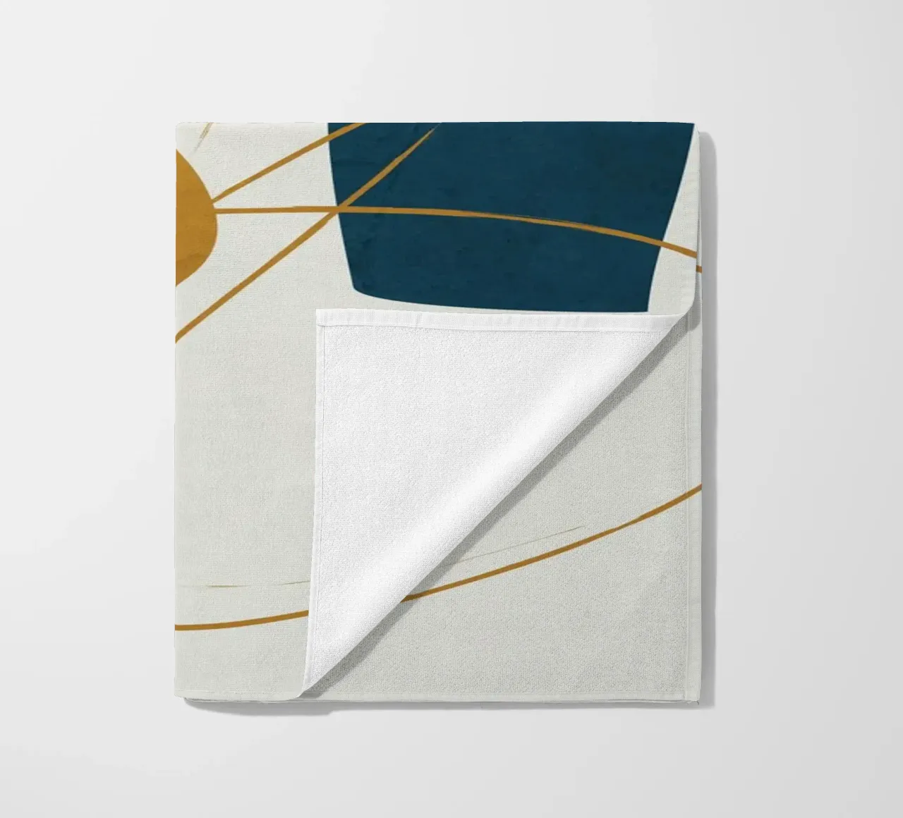Minimal Abstract Shapes No 46 Strandtuch von cityart
