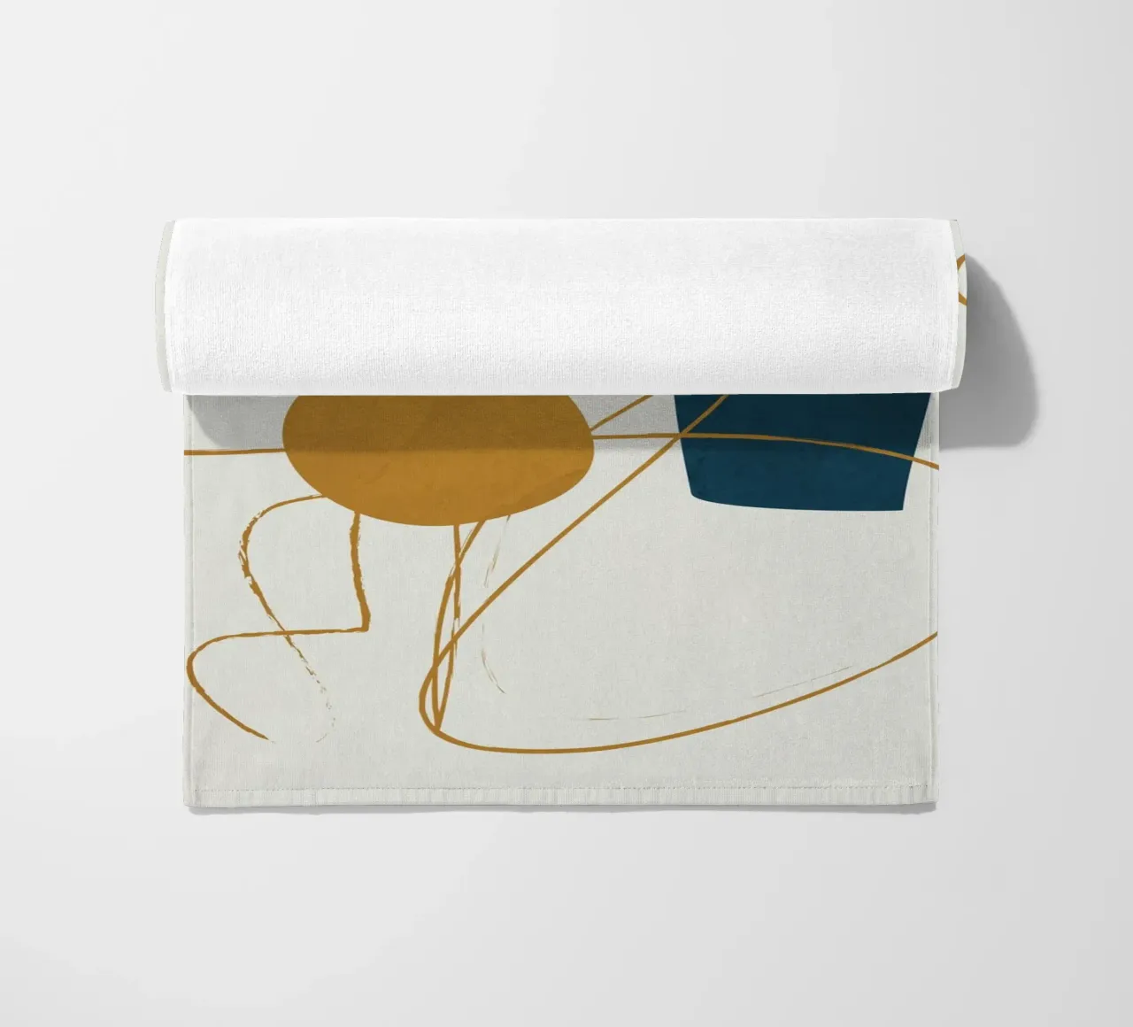 Minimal Abstract Shapes No 46 Strandtuch von cityart