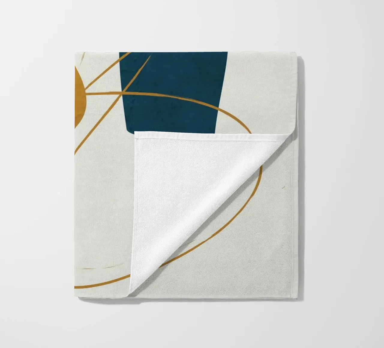 Minimal Abstract Shapes No 46 Strandtuch von cityart