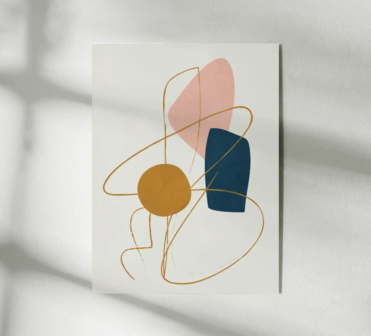 Minimal Abstract Shapes No 46 Acryl-Glas von cityart