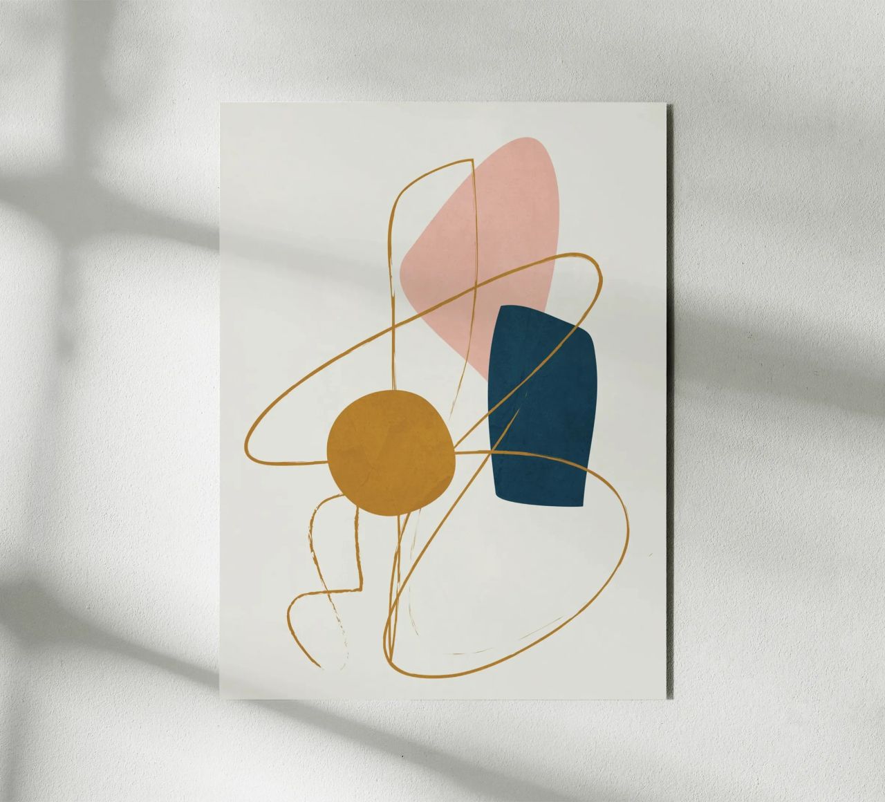 Minimal Abstract Shapes No 46 alluminio dibond da cityart