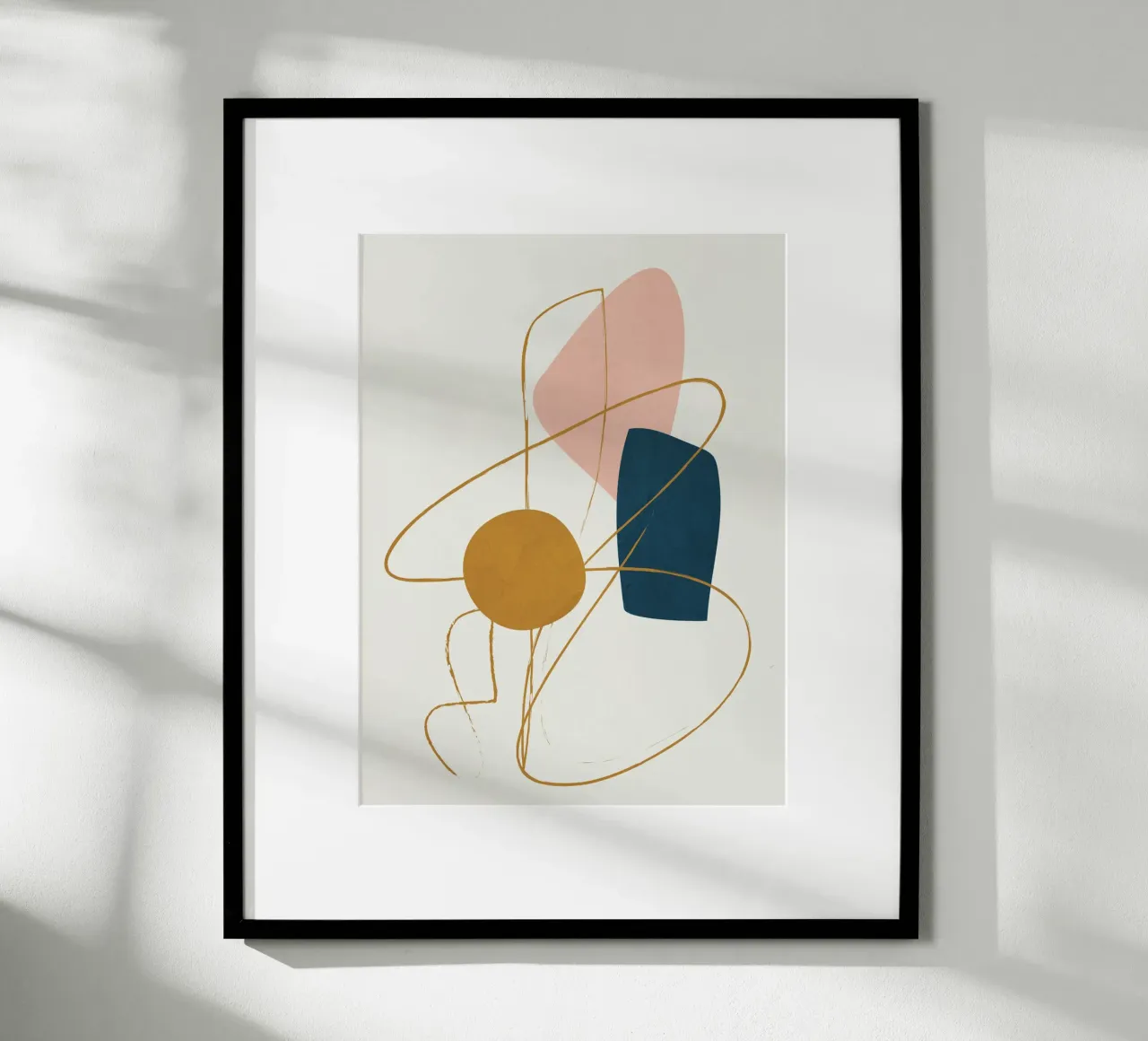 Minimal Abstract Shapes No 46 carta hahnemühle da cityart