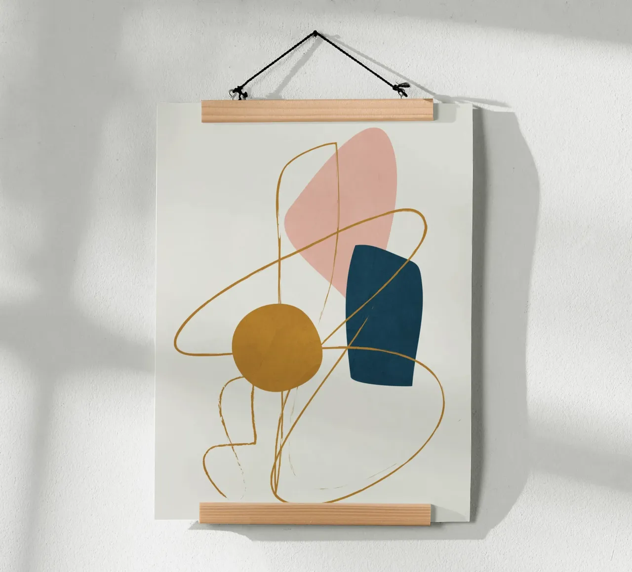 Minimal Abstract Shapes No 46 carta hahnemühle da cityart