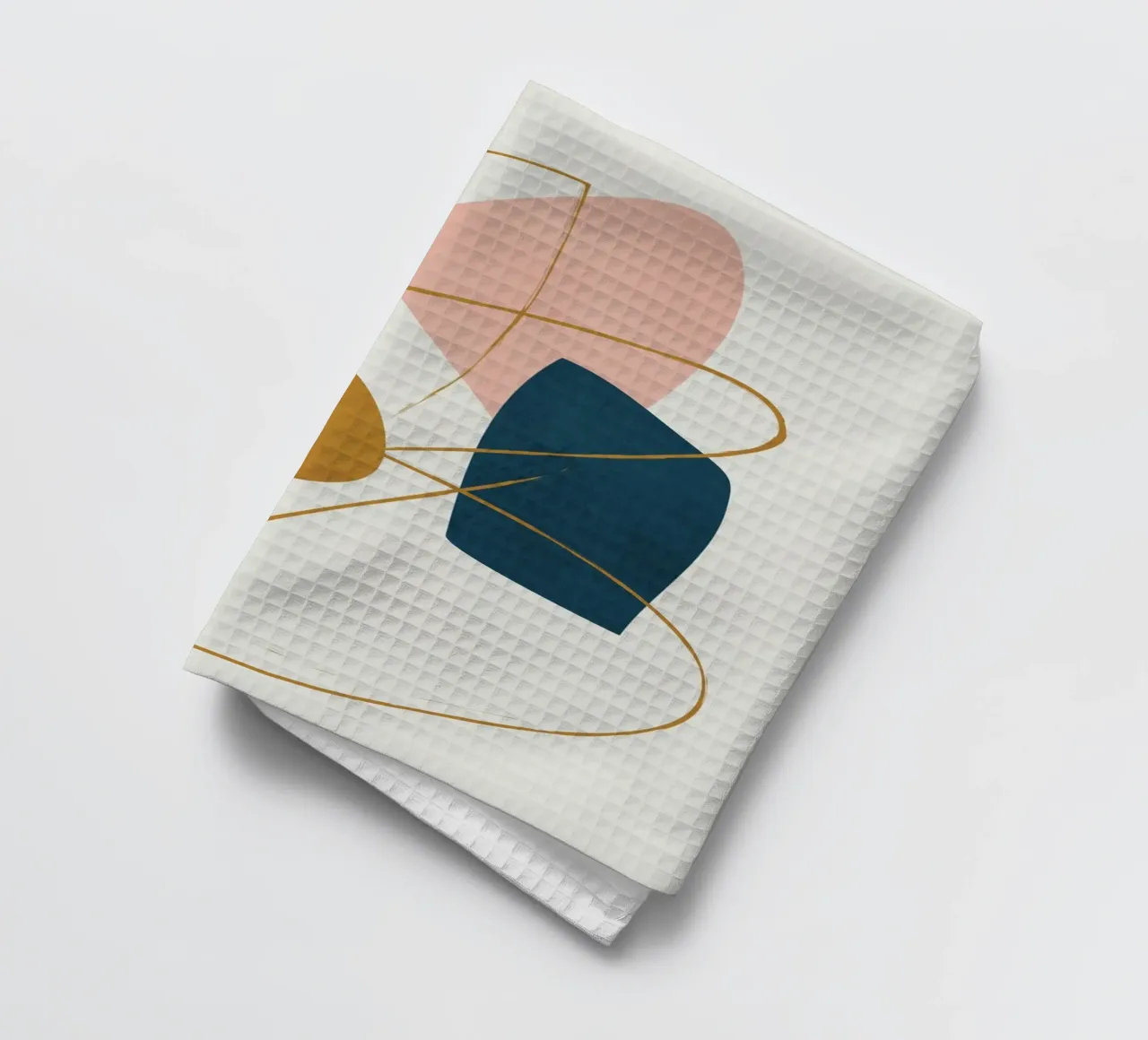 Minimal Abstract Shapes No 46 tea towel by cityart