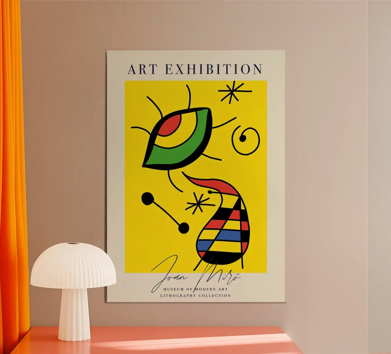 Exposition d'art jaune Minimaliste hahnemühle de phillipp veisenberg