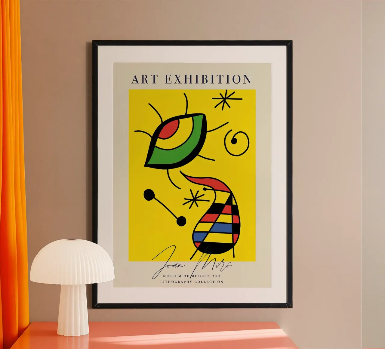 Exposition d'art jaune Minimaliste hahnemühle de phillipp veisenberg