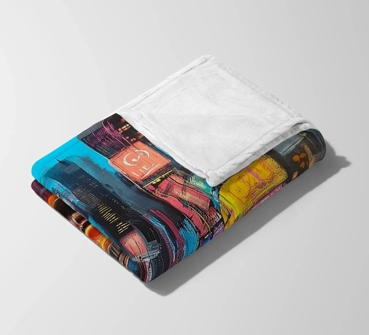 Pop art times square NY (1) coperta in pile da Motivate-Today