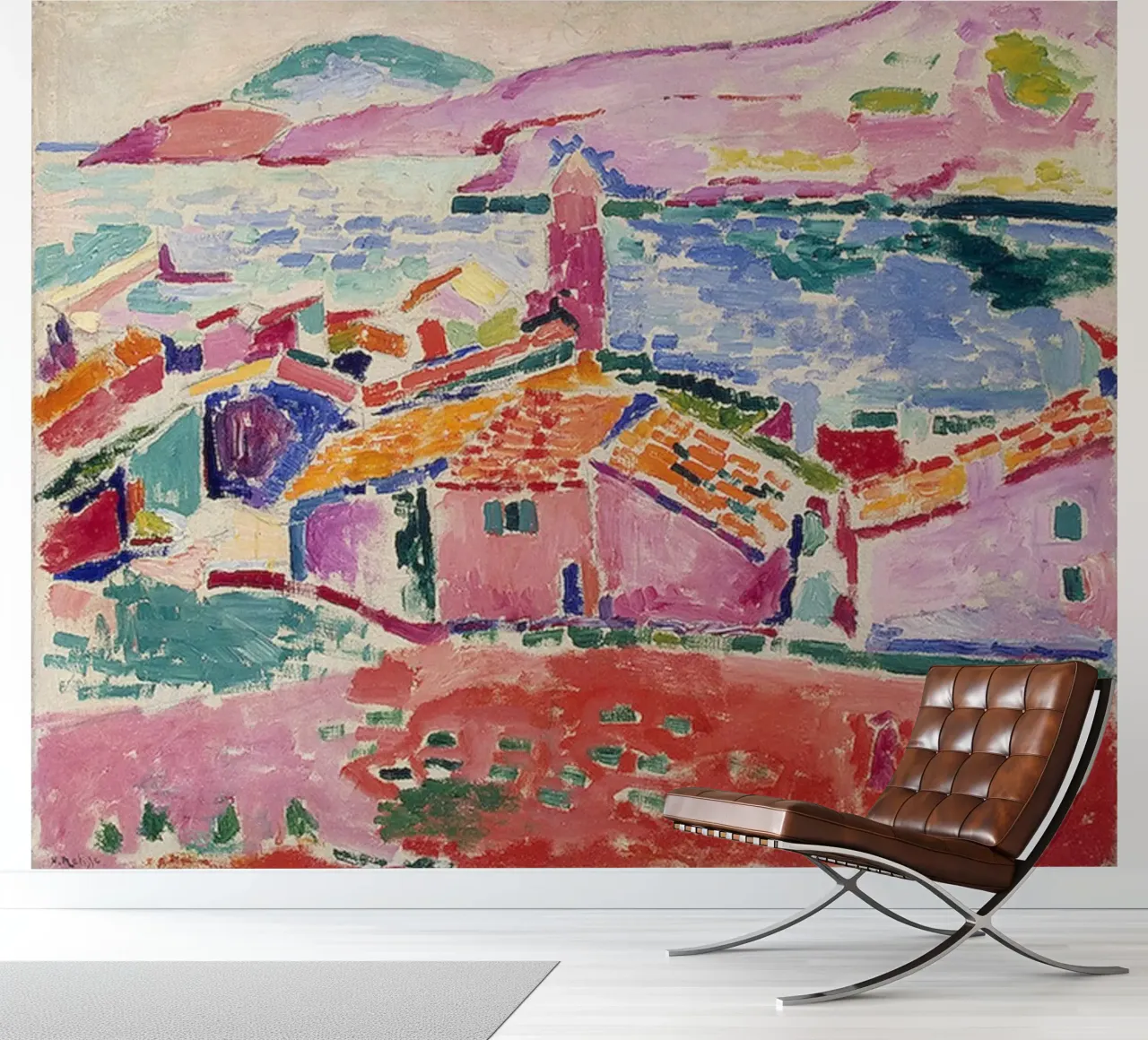 Matisse view of collioure photo wallpaper by MinaHome