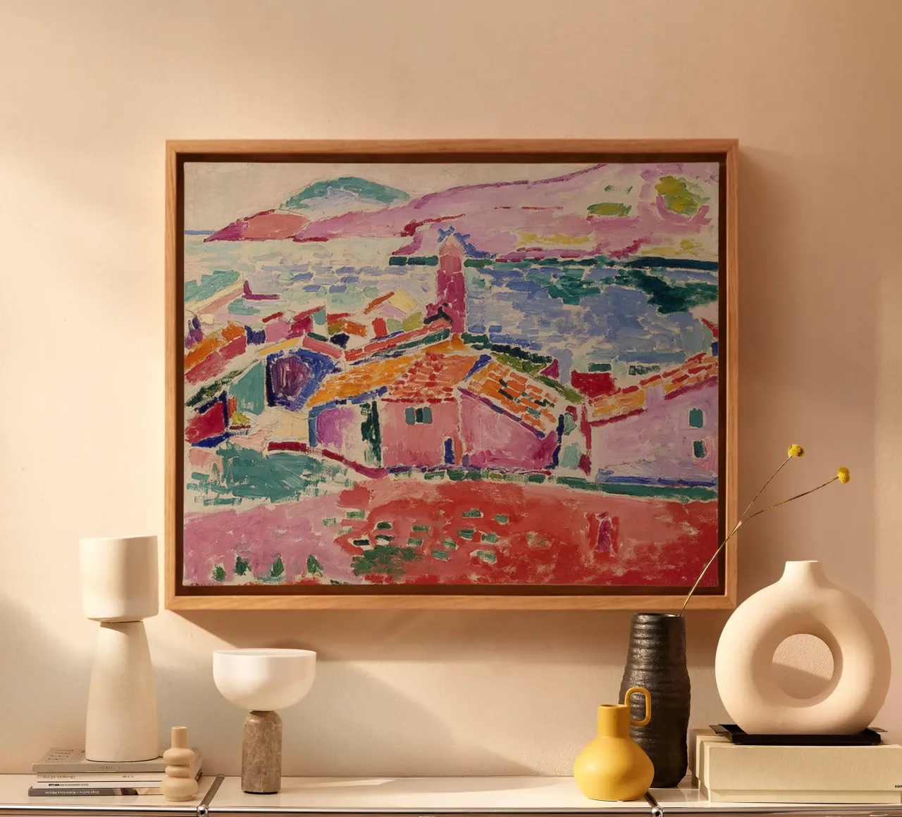 Matisse vista di collioure tela con Cornice a cassetta da MinaHome