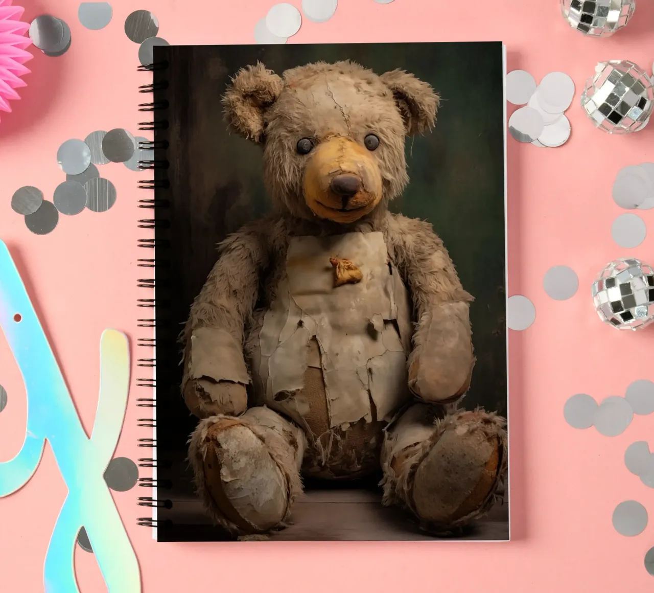 Teddy bear spiral notebook by Imagine