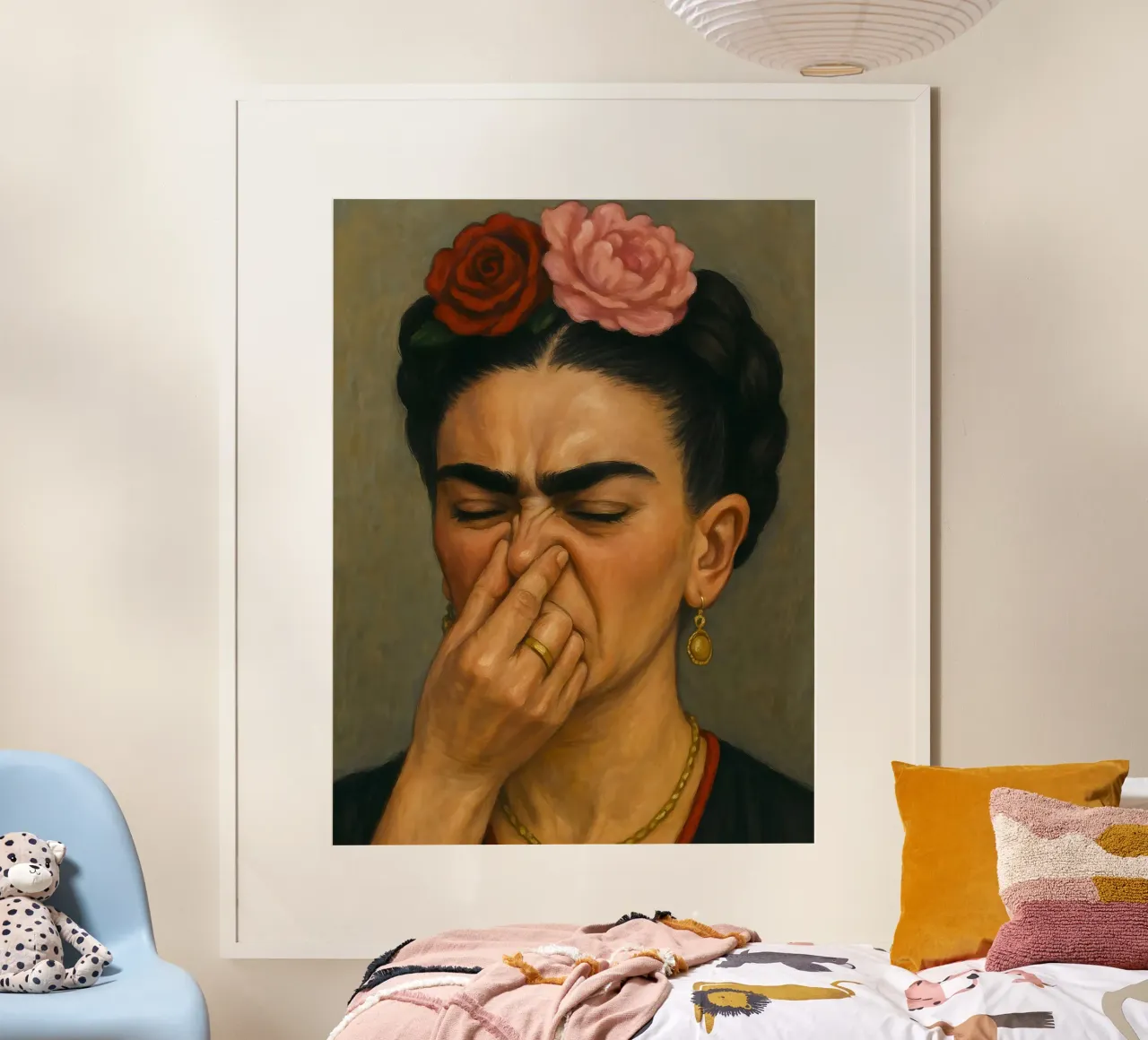 FRIDA KAHLO BAGNO DIVERTENTE poster da ARTOMATIC