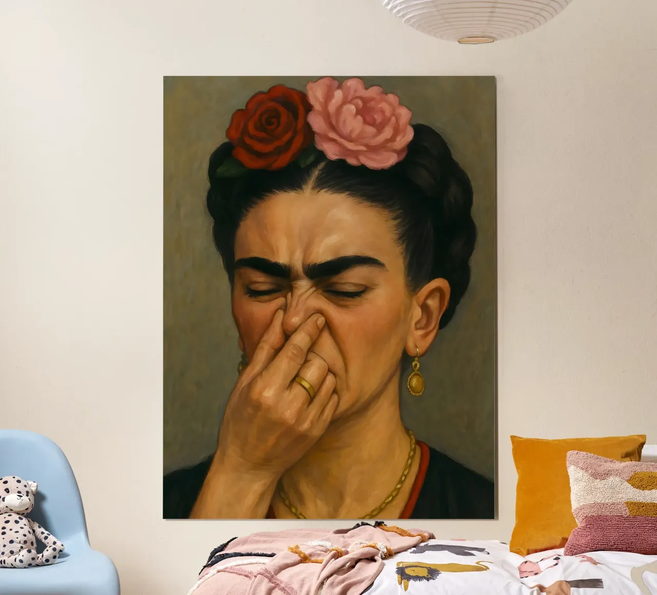 FRIDA KAHLO BAGNO DIVERTENTE poster da ARTOMATIC