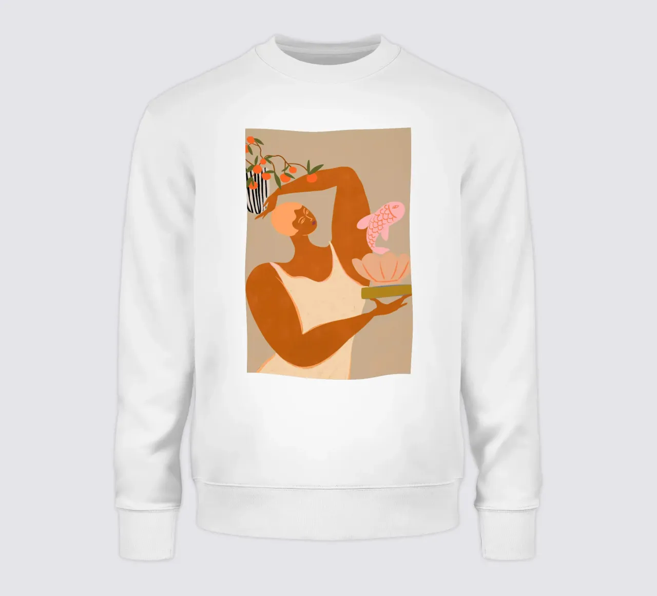 Fish and Oranges felpa da Arty Guava