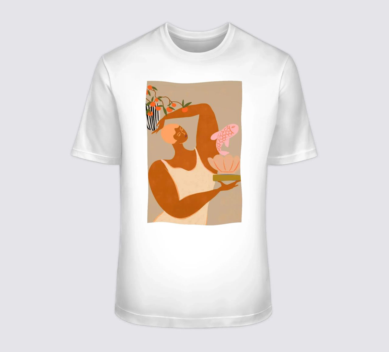 Fish and Oranges t-shirt da Arty Guava