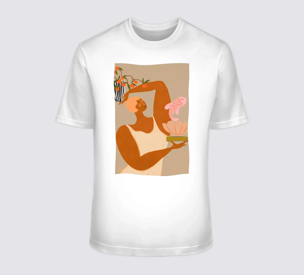 Fish and Oranges t-shirt by Arty Guava