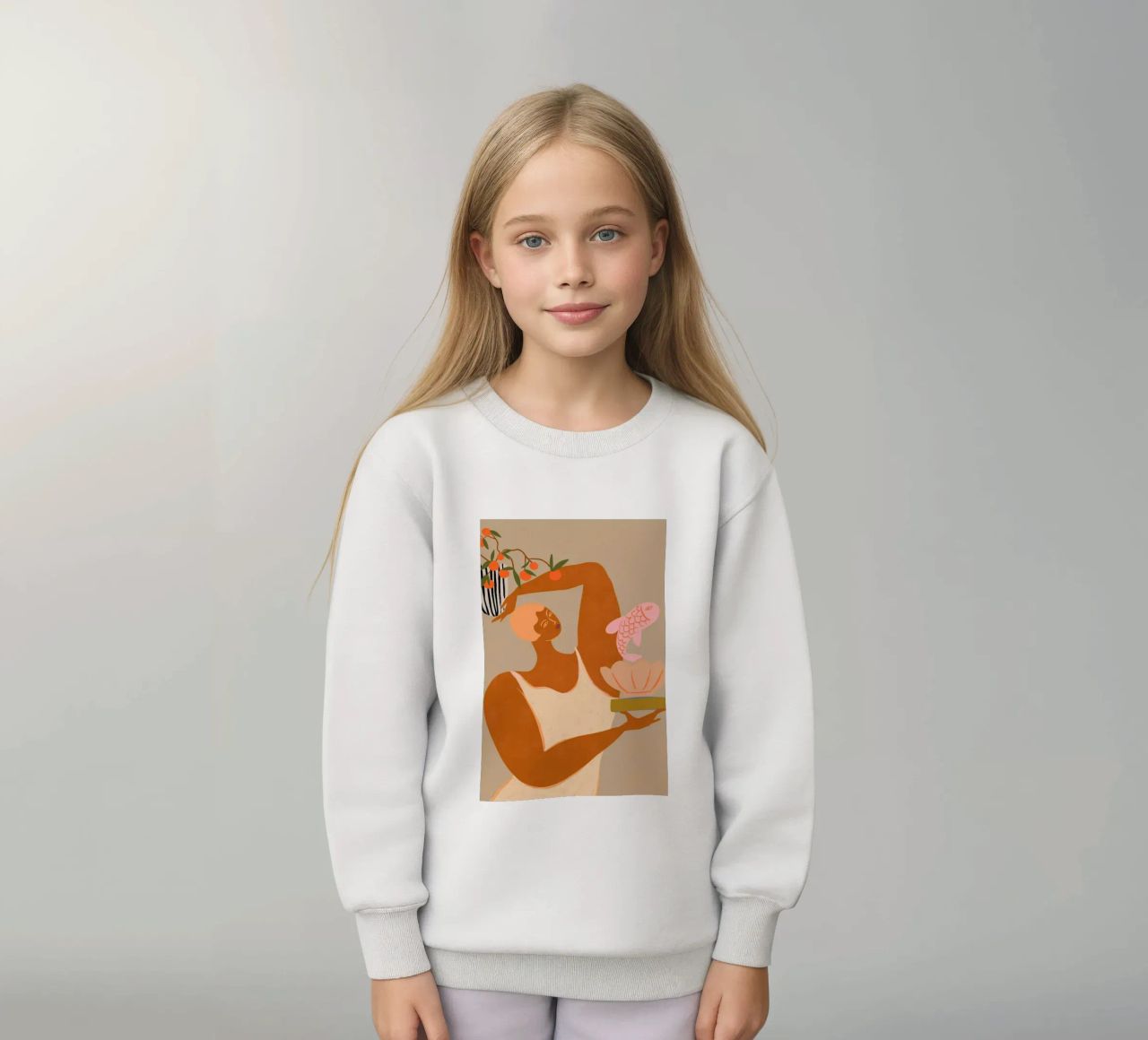 Fish and Oranges felpa bambino da Arty Guava