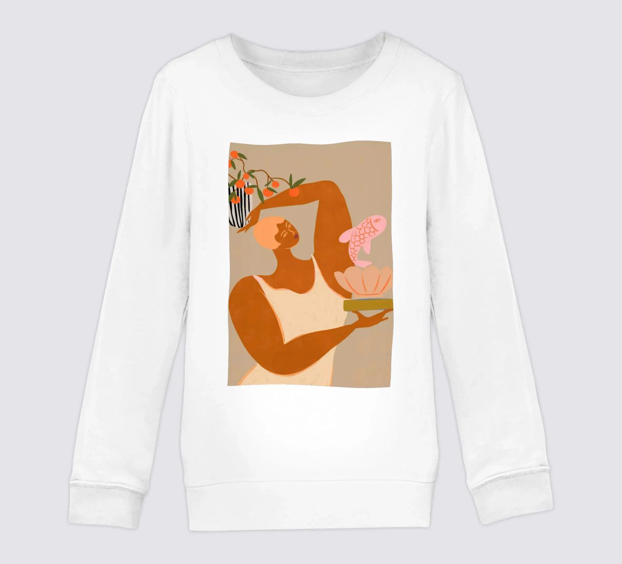 Fish and Oranges felpa bambino da Arty Guava