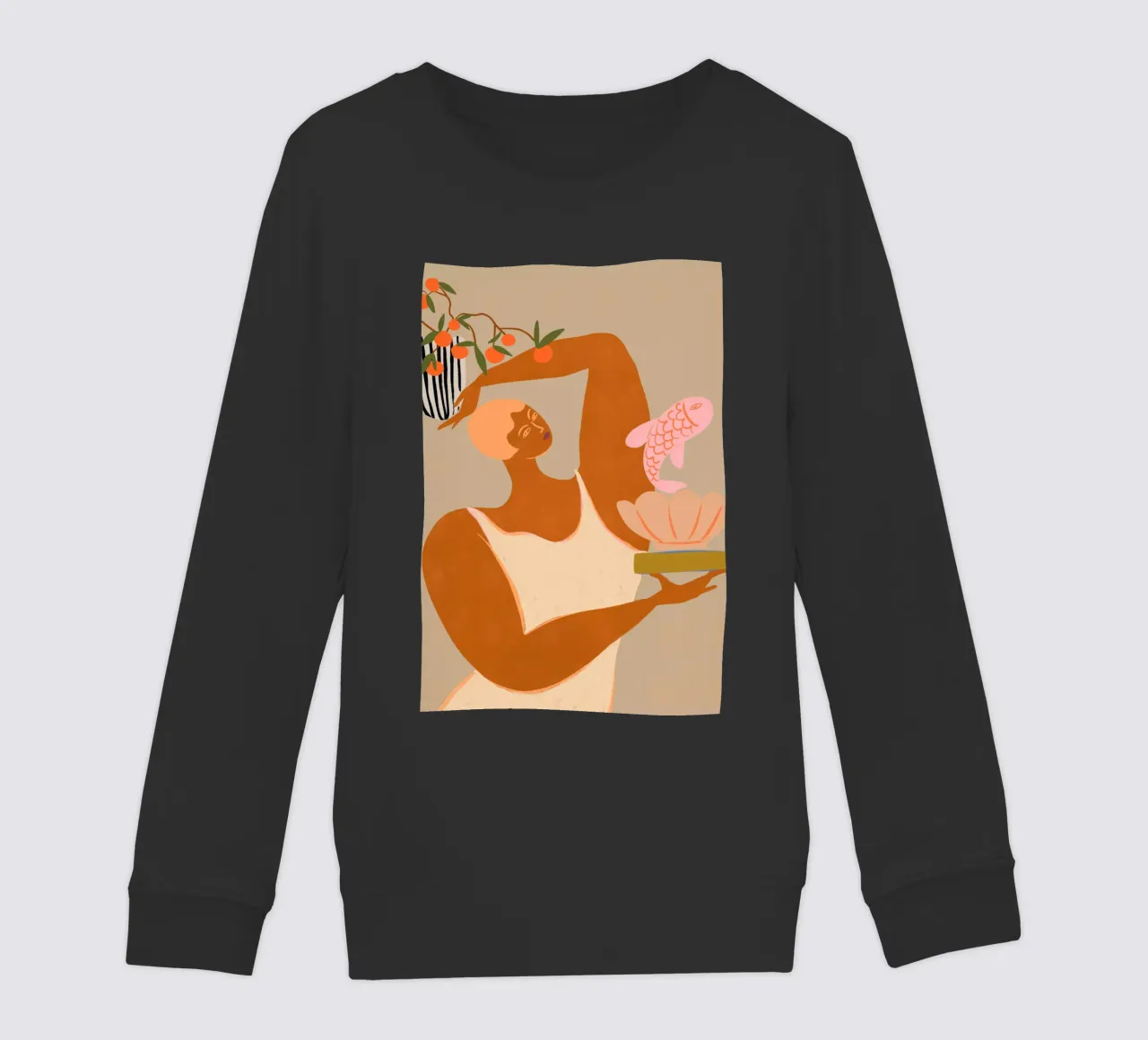 Fish and Oranges felpa bambino da Arty Guava