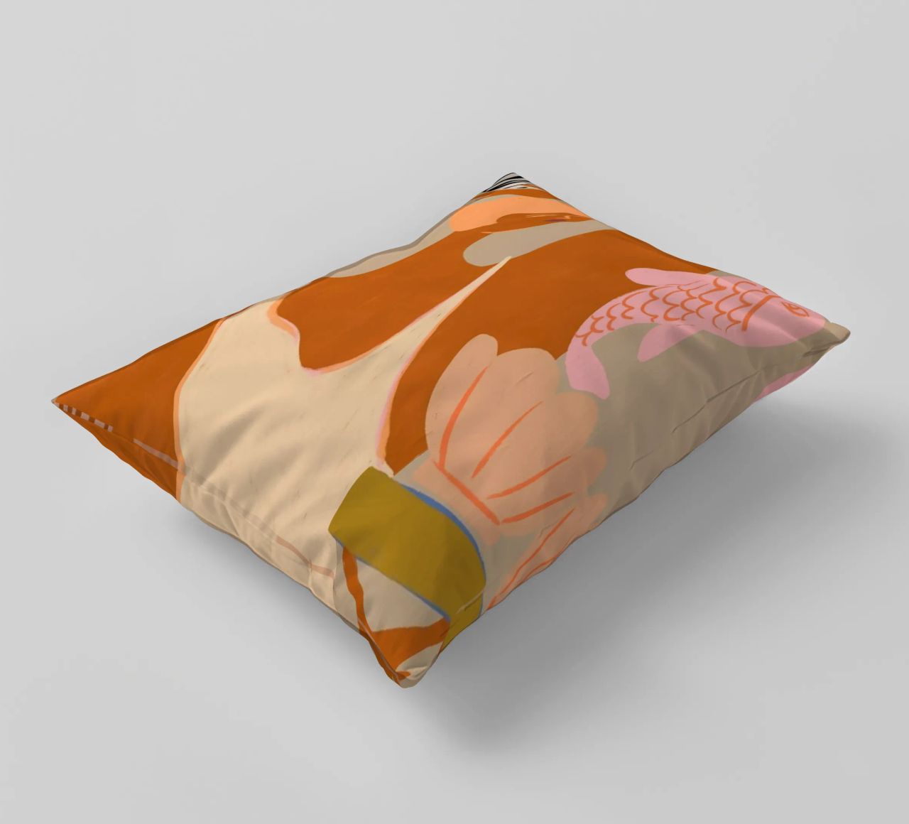 Fish and Oranges cuscino da Arty Guava