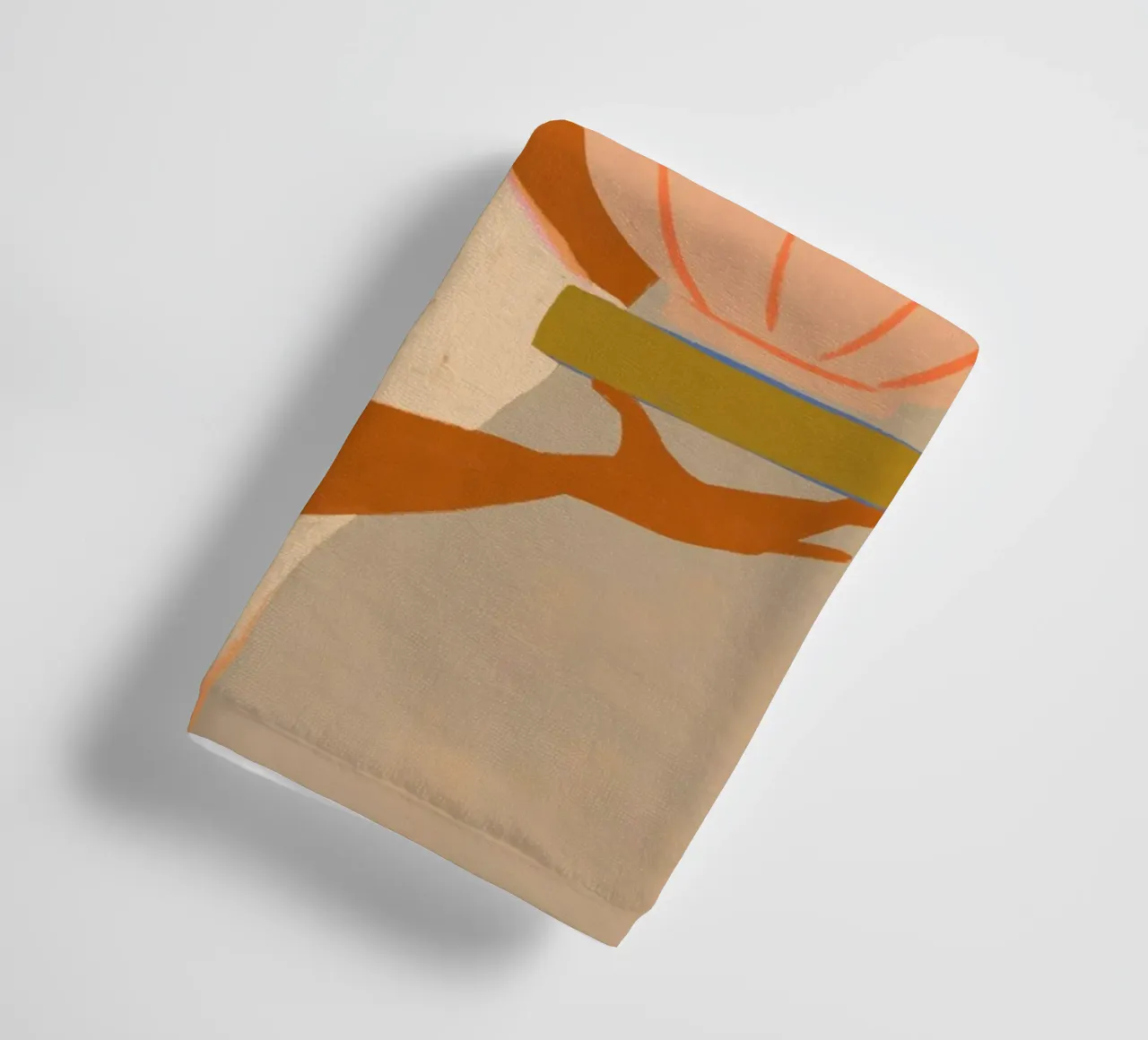 Fish and Oranges Handtuch von Arty Guava