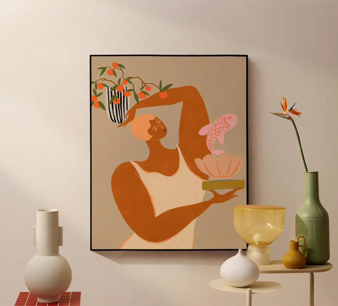 Fish and Oranges plexiglass da Arty Guava