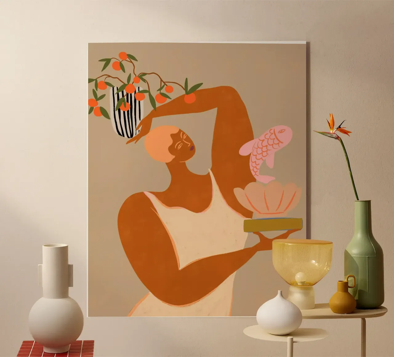 Fish and Oranges plexiglass da Arty Guava