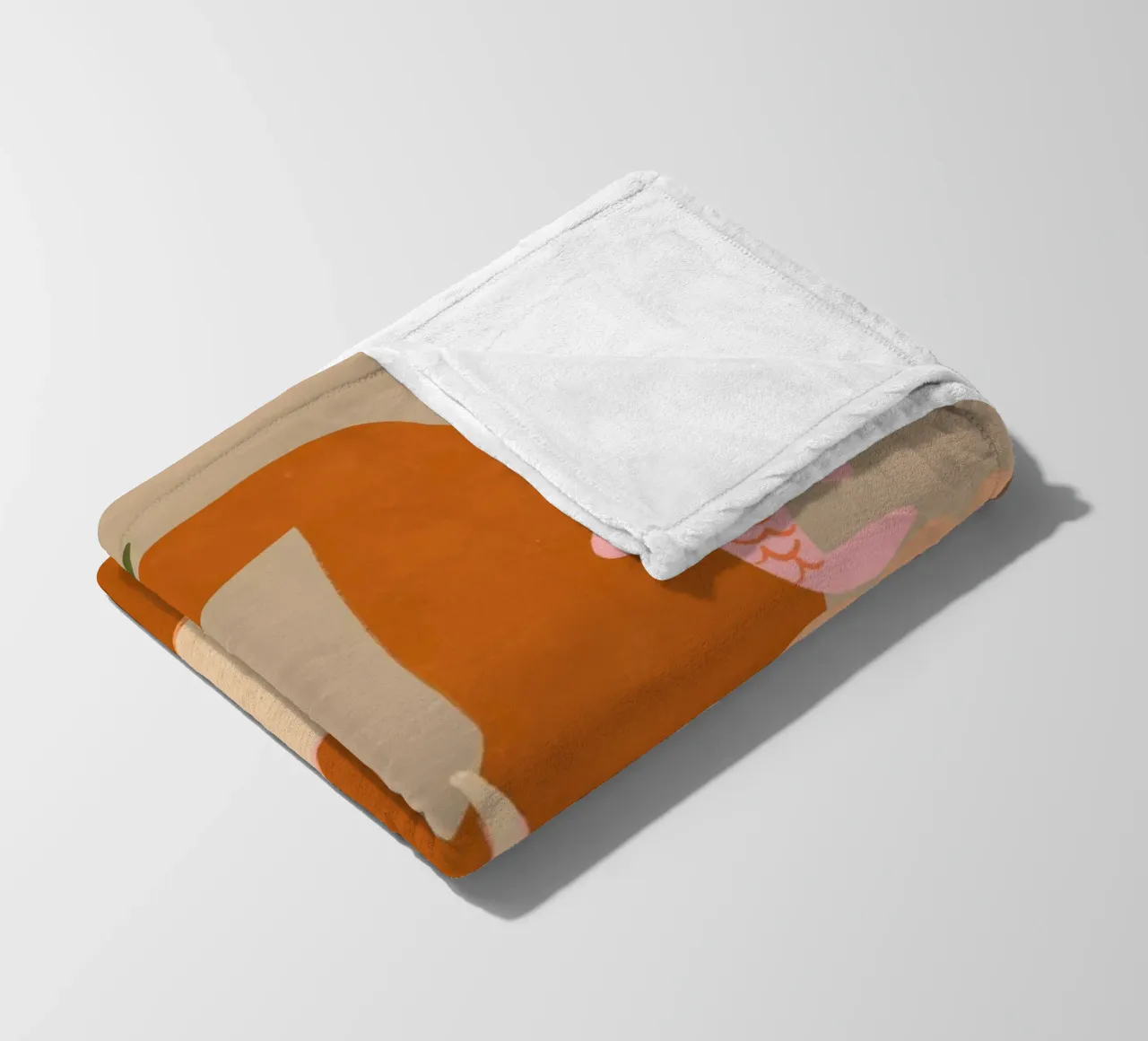 Fish and Oranges coperta in pile da Arty Guava