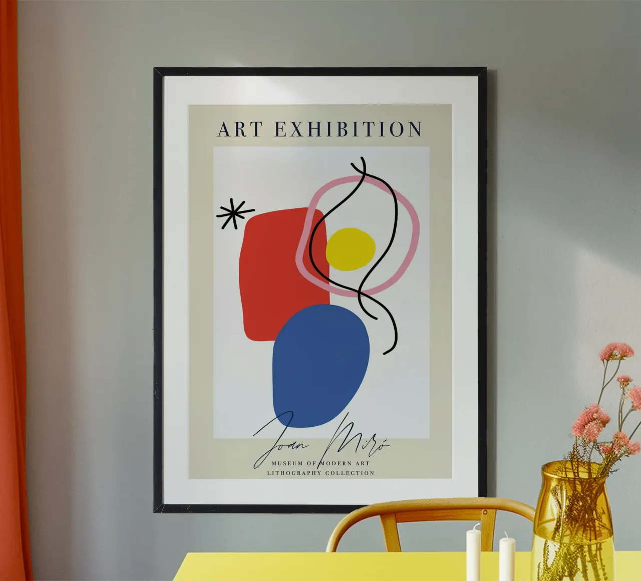 Joan Miro Artwork Printable Poster hahnemühle by phillipp veisenberg