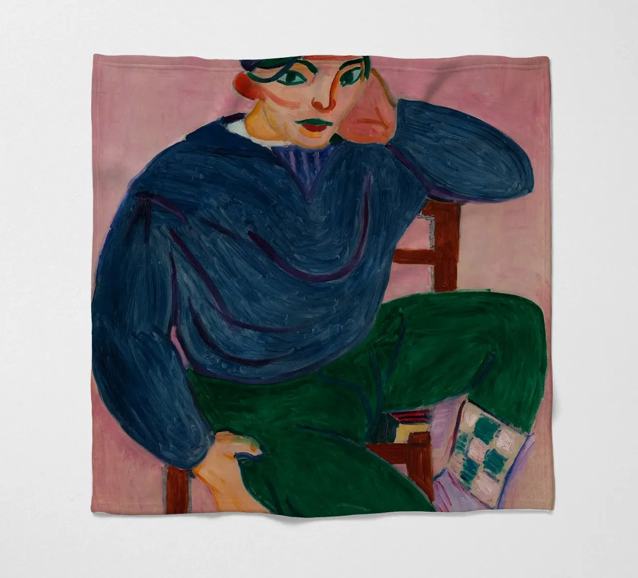 Matisse Young Sailor II, 1906 fleece blanket by MinaHome
