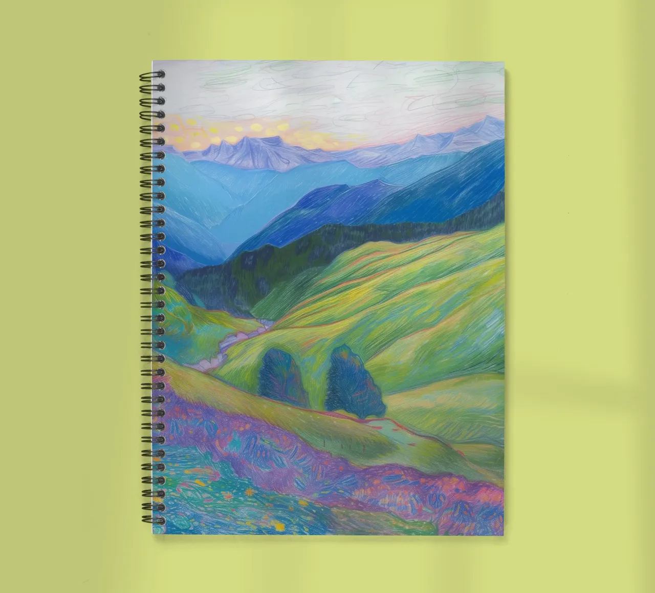 Landscape spiral notebook by Imagine