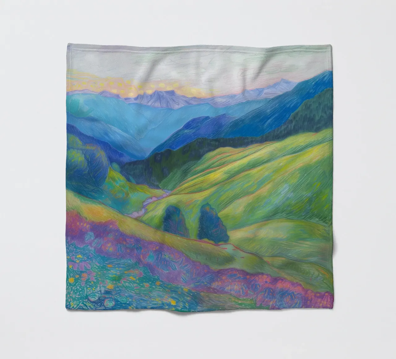 Paesaggio coperta in pile da Imagine