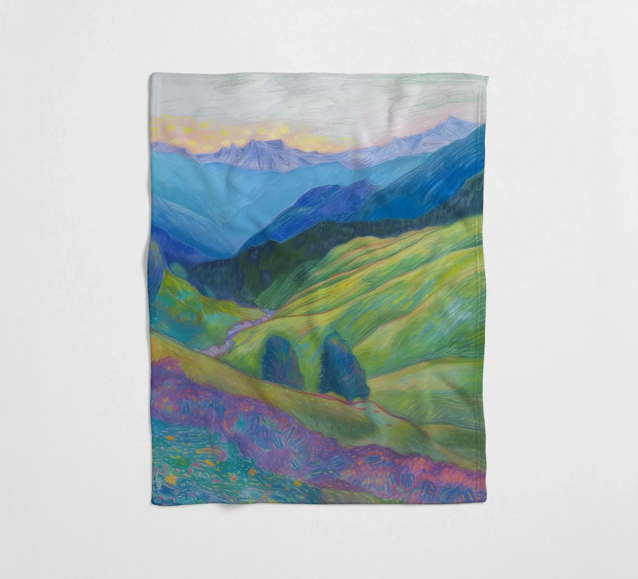 Paesaggio coperta in pile da Imagine