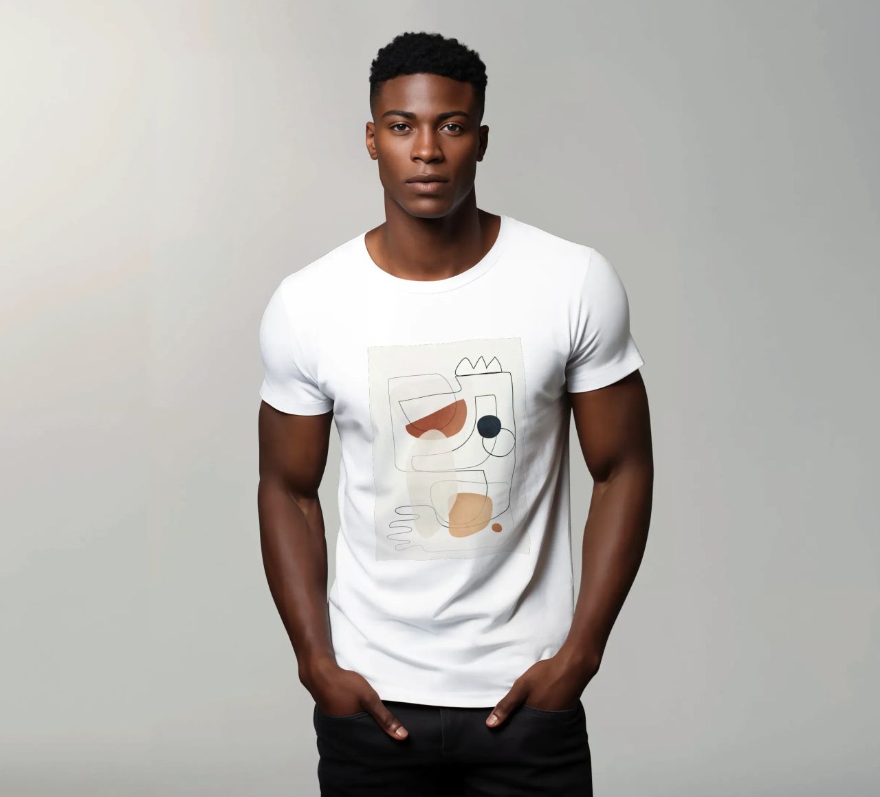 Movement Abstraction 4 t-shirt da Nadjaa