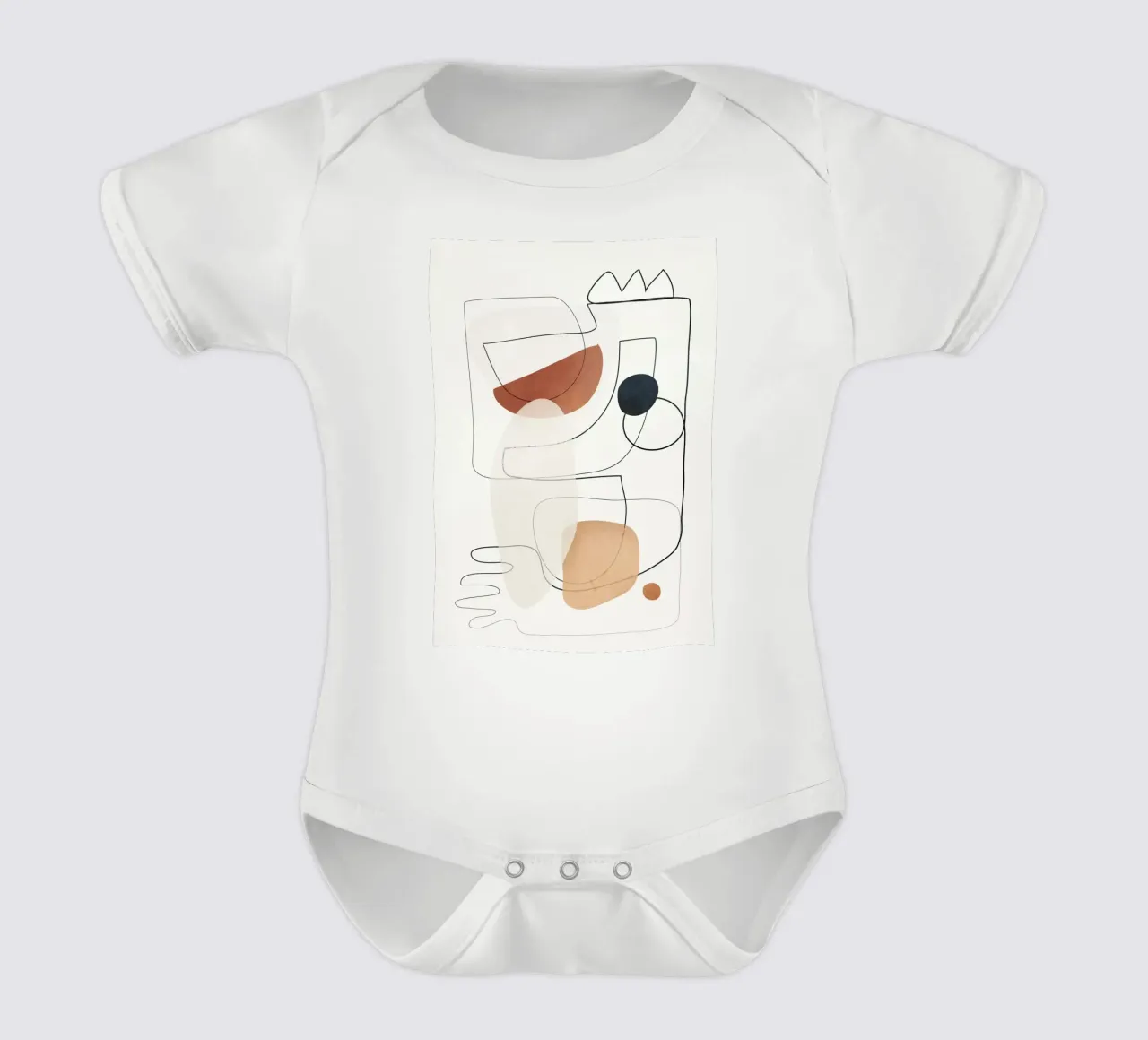 Movement Abstraction 4 body neonato maniche corte da Nadjaa